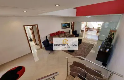 Lindo sobrado em condomínio de alto padrão! à venda, 270 m² por r$ 1.390.000 - campos do conde 1 - tremembé/sp