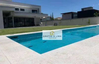Sobrado com 4 dormitórios para alugar, 560 m² por r$ 44.198,00/mês - condomínio chácara serimbura - são josé dos campos/sp