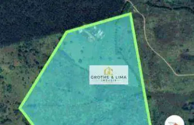 Área à venda, 510000 m² por r$ 10.200.000,00 - aterrado - lorena/sp