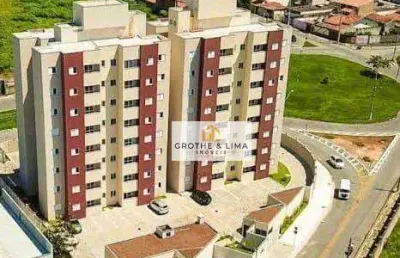 Apartamento com 2 dormitórios para alugar, 69 m² por r$ 1.660,00/mês - vila aparecida - taubaté/sp