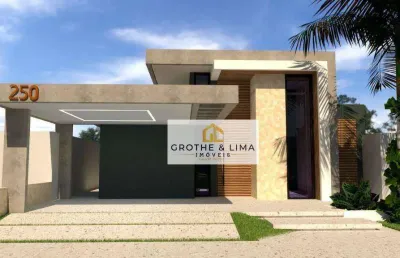 Oportunidade casa térrea com 4 dormitórios à venda, 175 m² por r$ 1.250.000 - campos do conde - tremembé/sp