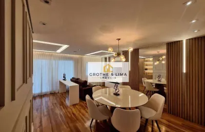 Luxuoso apartamento á venda no jardim aquarius com 143 m² , 3 dormitórios, andar alto e todo planejado!