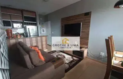Apartamento com 2 dormitórios à venda, 48 m² por r$ 318.000,00 - residencial sítio santo antônio - taubaté/sp