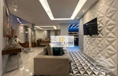 Casa condomínio alto padrão, á venda, 4 dorm, ac: 270m² at: 480m² local excelente, fácil acesso ao centro e via dutra- vila são geraldo - taubaté/sp