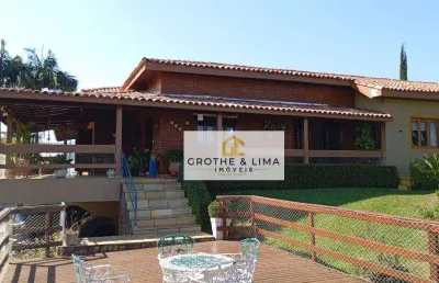 Chácara com 5 dormitórios à venda, 3190 m² - chácaras condomínio recanto pássaros ii - jacareí/sp