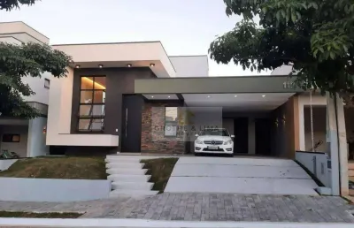 Casa térrea - condomínio terras do vale - caçapava - 3 suítes - 170m²