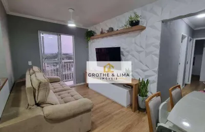 Apartamento com 2 dormitórios à venda, 50 m² por r$ 370.000 - parque residencial flamboyant - são josé dos campos/sp