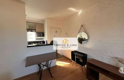Apartamento com 2 dormitórios à venda, 45 m² por r$ 201.400,00 - residencial sítio santo antônio - taubaté/sp