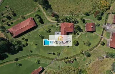 Fazenda com 4 dormitórios à venda, 2904000 m² por r$ 16.200.000 - berizal - tremembé/sp
