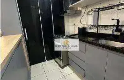 Apartamento com 3 dormitórios à venda, 85 m² por r$ 330.000 - residencial portal da mantiqueira - taubaté/sp