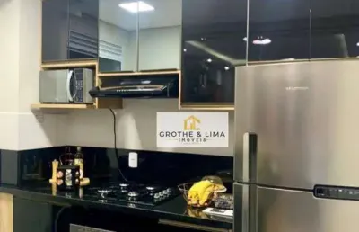 Apartamento com 2 dormitórios à venda, 47 m² por r$ 340.000 - jardim das bandeiras - taubaté/sp