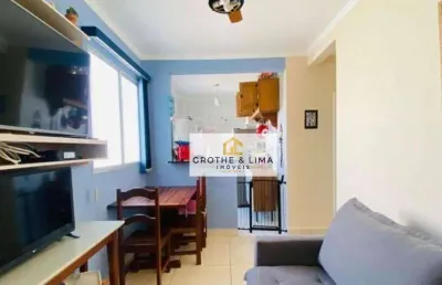 Apartamento com 2 dormitórios à venda, 48 m² por r$ 180.000 - vila são josé - taubaté/sp