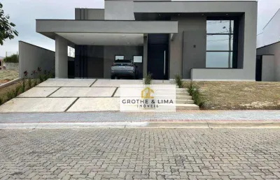 Casa térrea no residencial ecopark bourbon caçapava - 540m² de terreno e 280m² de área construída - r$ 1.805.000,00