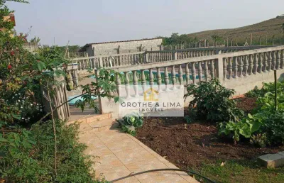 Chácara com 4 dormitórios à venda, 5000 m² - chácara marambaia - caçapava/sp
