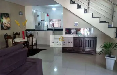 Sobrado com 3 dormitórios à venda, 220 m² por r$ 750.000,00 - villa branca - jacareí/sp