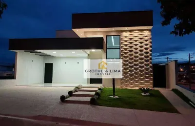 Lindissíma casa com 3 dormitórios à venda, 154 m² por r$ 790.000 - condomínio terras do vale - caçapava/sp
