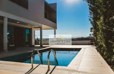 Sobrado com 6 dormitórios à venda, 550 m² por r$ 3.180.000,00 - condomínio residencial jaguary - são josé dos campos/sp