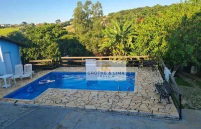 Chácara com 2 dormitórios à venda, 1624 m² por r$ 636.000,00 - barreiro - taubaté/sp