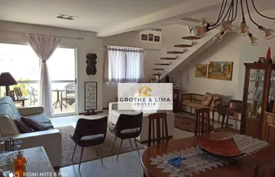 Cobertura à venda, 193 m² por r$ 1.380.000,00 - jardim aquarius - são josé dos campos/sp