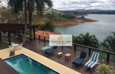 Chácara com 5 dormitórios à venda, 8000 m² por r$ 5.280.000,00 - chácaras condomínio recanto pássaros ii - jacareí/sp