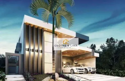 Casa em condomínio fechado com 3 quartos à venda na rua dos gerânios, condomínio terras do vale, caçapava, 150 m2 por r$ 965.000
