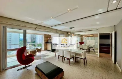 Central park porteira fechada com 183 m², 4 suítes, 4 vagas