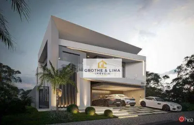 Sobrado com 5 dormitórios à venda, 445 m² por r$ 5.500.000,00 - jardim do golfe 3 - são josé dos campos/sp