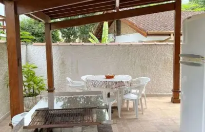 Casa para temporada em condomínio fechado - tenório - ubatuba - sp.