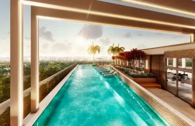 Apartamento no brooklin nobre - 2 suítes - varanda gourmet - vaga de carro - lazer completo