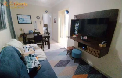 Apartamento com 2 dormitórios à venda, 69 m² por r$ 350.000,00 - marapé - santos/sp