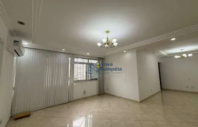 Apartamento com 3 dormitórios para alugar, 144 m² por r$ 6.000,02/mês - gonzaga - santos/sp
