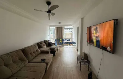 Apartamento com 2 dormitórios à venda, 80 m² por r$ 340.000,00 - itararé - são vicente/sp