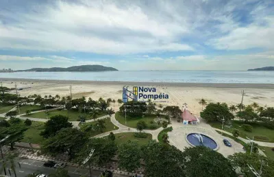 Apartamento com 2 dormitórios à venda, 133 m² por r$ 1.050.000 - pompéia - santos/sp