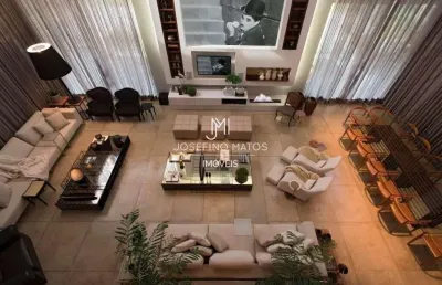 Casa com 5 suítes  à venda  no   condomínio vale do ouro, ribeirão das neves/mg -530m²
