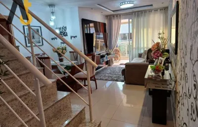 Cobertura com 4 dormitórios à venda, 216 m² por r$ 1.480.000,00 - freguesia de jacarepaguá - rio de janeiro/rj