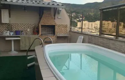 Cobertura com 3 dormitórios à venda, 154 m² por r$ 920.000,00 - freguesia de jacarepaguá - rio de janeiro/rj