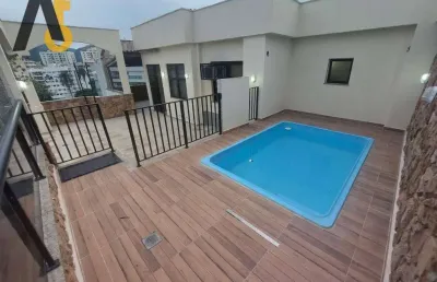 Cobertura com 3 dormitórios à venda, 208 m² por r$ 1.050.000,00 - freguesia de jacarepaguá - rio de janeiro/rj