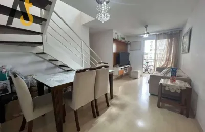 Imperdível cobertura duplex, vista livre ao lado do center shopping, 4 quartos, 1 suíte, 140m².