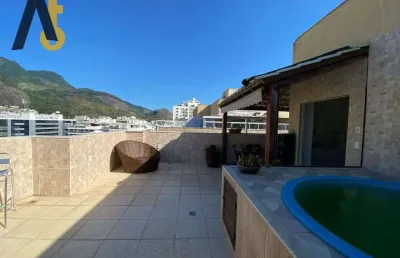 Cobertura com 3 dormitórios à venda, 146 m² por r$ 770.000,00 - freguesia de jacarepaguá - rio de janeiro/rj