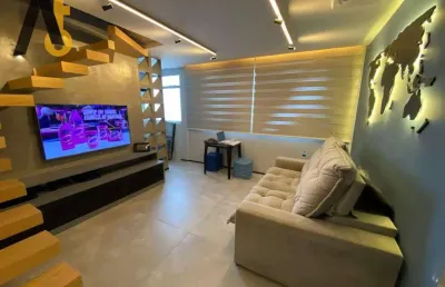 Cobertura com 2 dormitórios à venda, 93 m² por r$ 600.000,00 - freguesia de jacarepaguá - rio de janeiro/rj