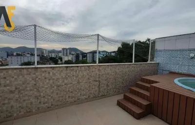 Cobertura com 3 quartos à venda na Avenida Geremário Dantas, Pechincha, Rio de Janeiro