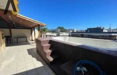 Cobertura com 3 dormitórios à venda, 138 m² por r$ 760.000,00 - freguesia de jacarepaguá - rio de janeiro/rj
