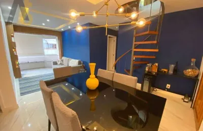 Cobertura com 3 dormitórios à venda, 148 m² por r$ 820.000,00 - jacarepaguá - rio de janeiro/rj