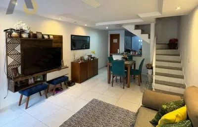 Casa tripex com 3 suítes com 128m². freguesia -jacarepaguá