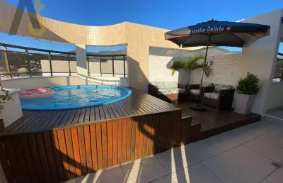 Cobertura com 3 dormitórios à venda, 208 m² por r$ 1.065.000,00 - freguesia de jacarepaguá - rio de janeiro/rj