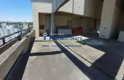 Cobertura com 4 quartos à venda na avenida iraí, moema, são paulo por r$ 3.900.000