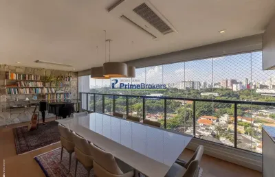 Apartamento com 3 quartos à venda na avenida indianópolis, moema, são paulo por r$ 4.495.000