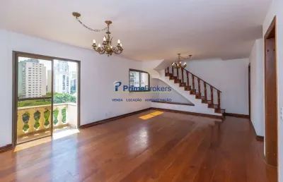 Apartamento com 4 quartos à venda na alameda dos aicás, moema, são paulo por r$ 2.900.000