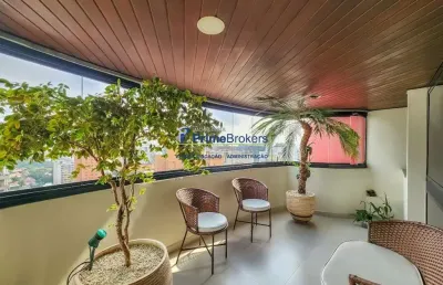 Apartamento com 4 quartos à venda na avenida rouxinol, moema, são paulo por r$ 2.980.000
