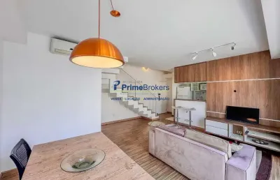 Apartamento com 1 quarto à venda na rua professor josé leite e oiticica, brooklin, são paulo por r$ 1.271.000